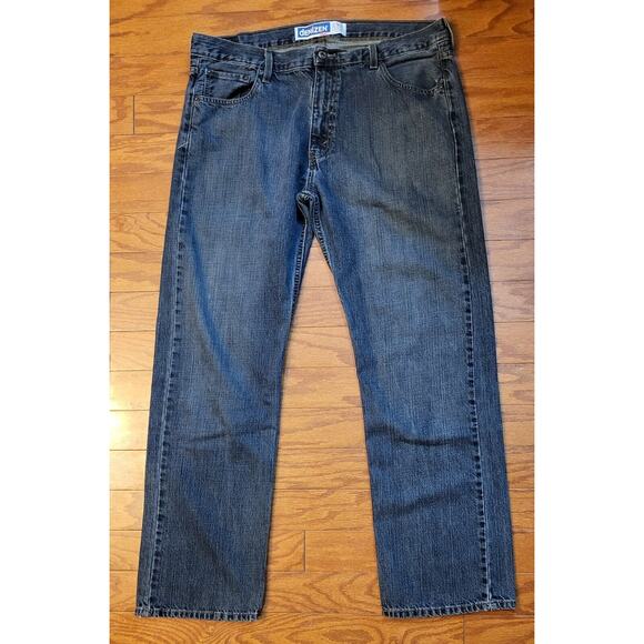 DENIZEN from Levi's Men's Loose Relaxed Fit Blue Denim Jeans Size 38x33 (Actual)